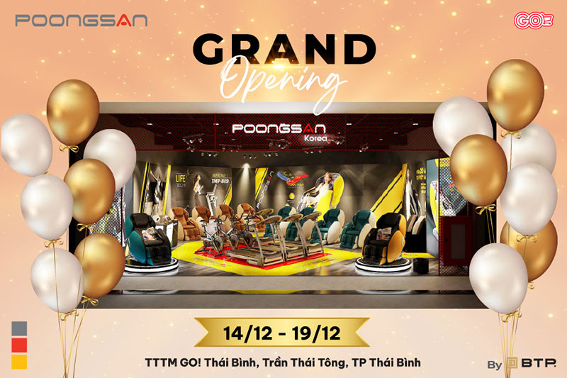 Poongsan Go Thái Bình khai trương 1